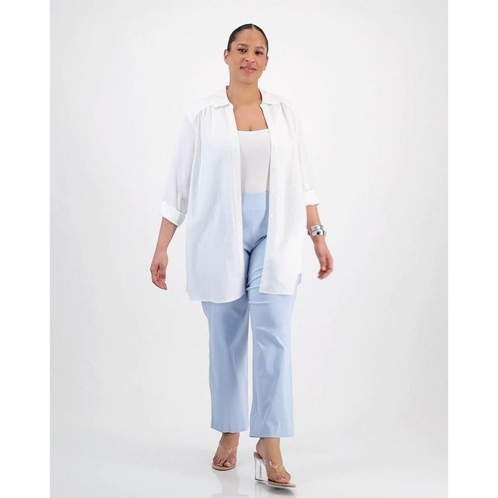 INC International Concepts Womens Plus Size 24W Pull-On Straight-Leg Pants